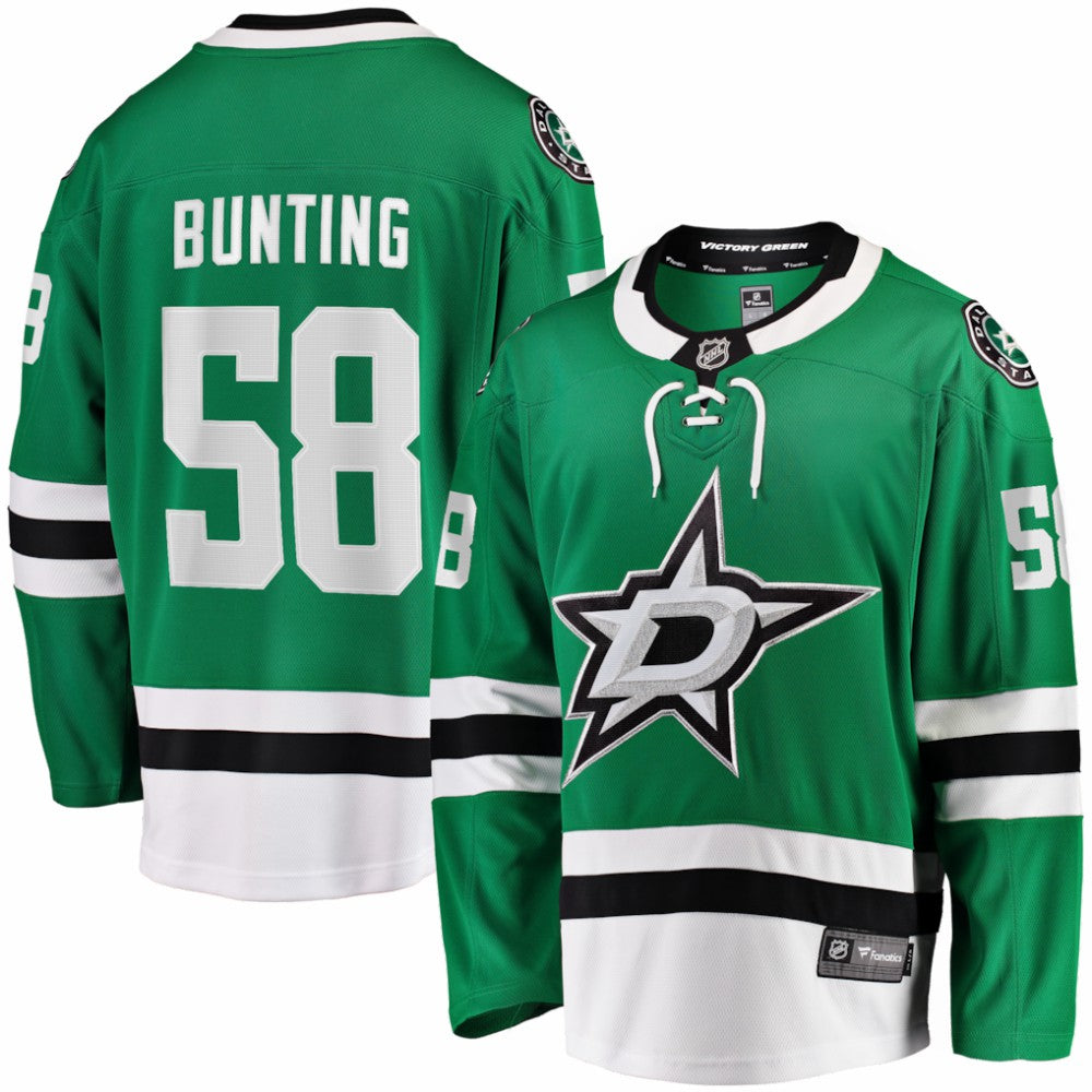 Michael Bunting Dallas Stars Fanatics Home Breakaway Jersey Kelly Green