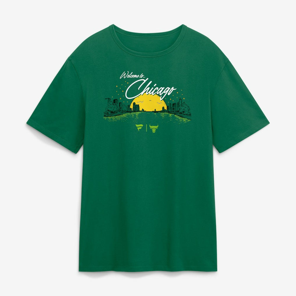 Chicago Bulls St. Patrick's Day Green River T-Shirt sale - Green cheap