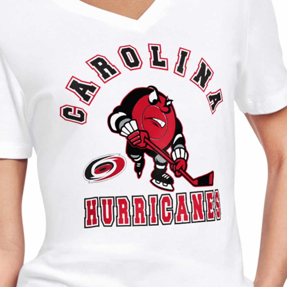 Carolina Hurricanes Starter Women's Tough Puck T-Shirt White