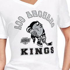 Los Angeles Kings Starter Women's Tough Puck T-Shirt White