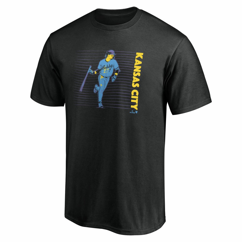 Bobby Witt Jr. BreakingT Neon Nights T-Shirt - Black