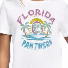 Florida Panthers Starter Women's Tonal Beach T-Shirt White
