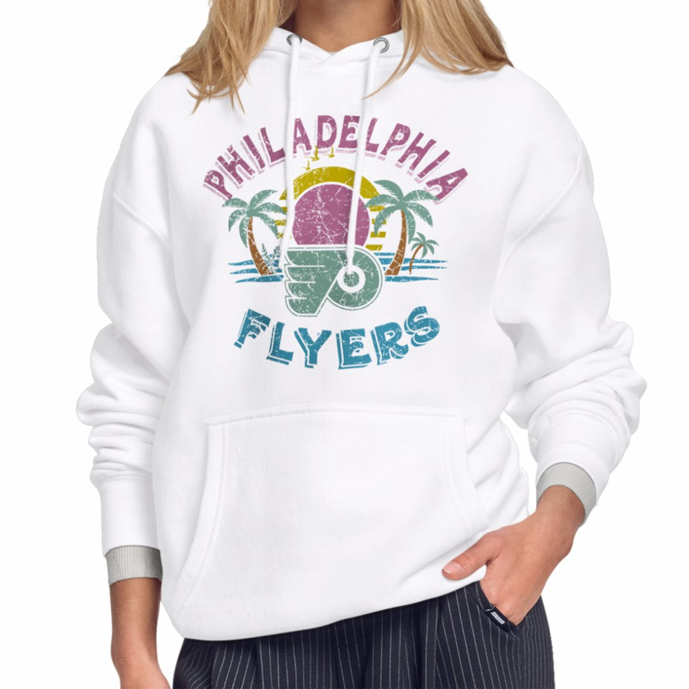Philadelphia Flyers Starter Women's Tonal Beach Hoodie White