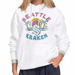 Seattle Kraken Starter Women's Tonal Beach Hoodie White