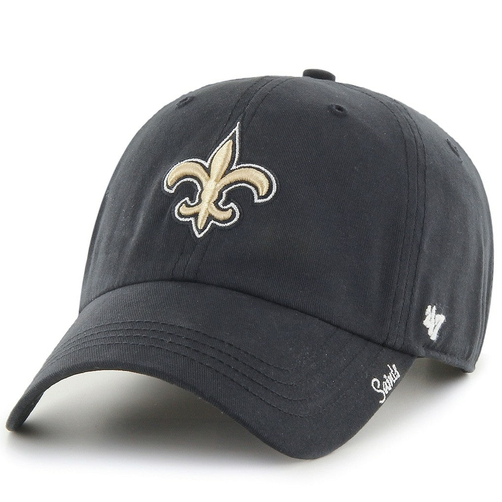 New Orleans Saints '47 Women's Miata Clean Up Adjustable Hat - Black online