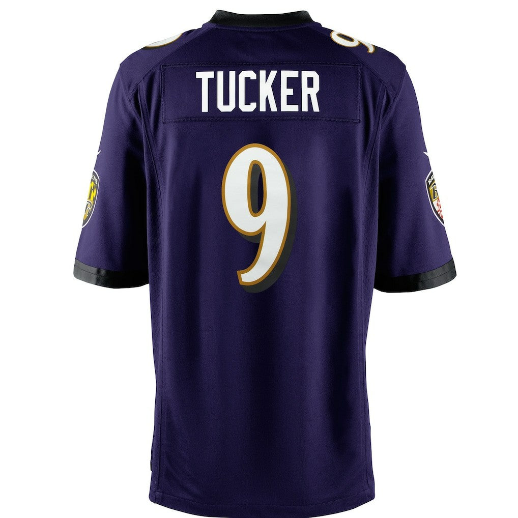 Justin Tucker Baltimore Ravens Youth Game Jersey - Purple | Nike on sale