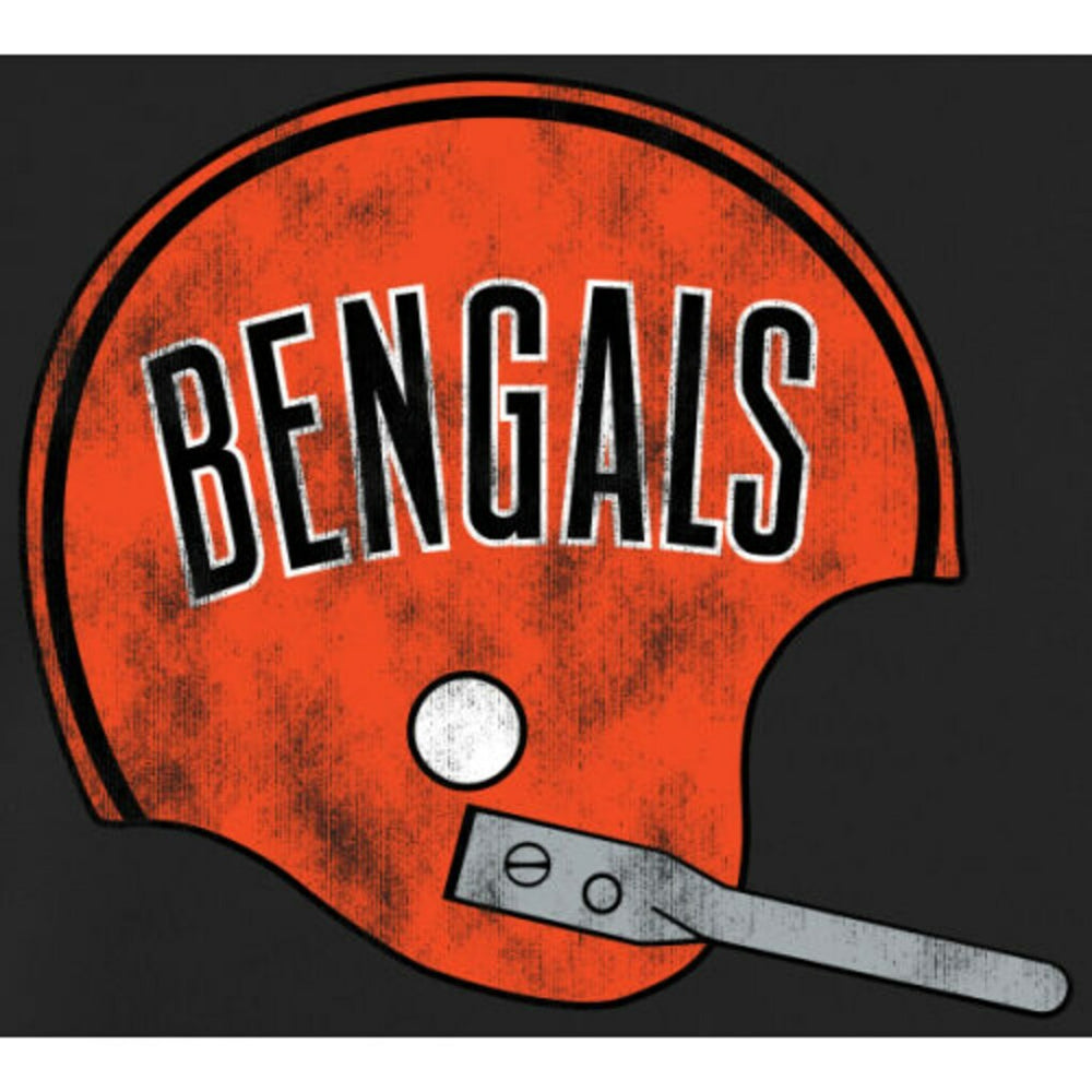 Cincinnati Bengals Throwback Logo Pullover Hoodie - Black cheap