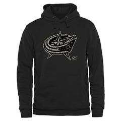 Columbus Blue Jackets Rink Warrior Pullover Hoodie Black