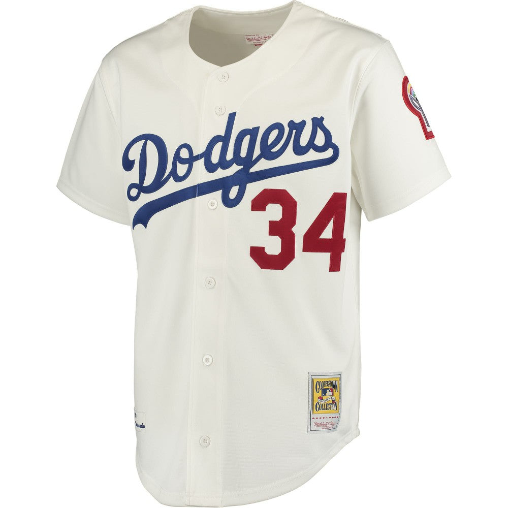 Fernando Valenzuela Los Angeles Dodgers Authentic Jersey - White | Mitchell & Ness