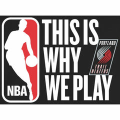 Portland Trail Blazers This Is Why We Play Pullover Hoodie - Black outlet