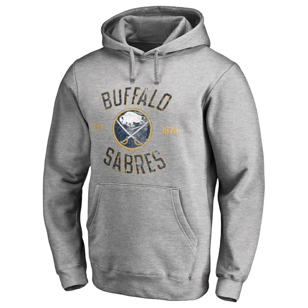 Buffalo Sabres Heritage Pullover Hoodie Ash