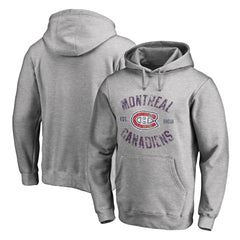 Montreal Canadiens Heritage Pullover Hoodie Ash