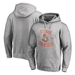 Ottawa Senators Heritage Pullover Hoodie Ash
