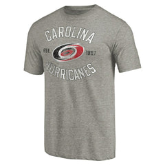 Carolina Hurricanes Heritage Tri-Blend T-Shirt Ash