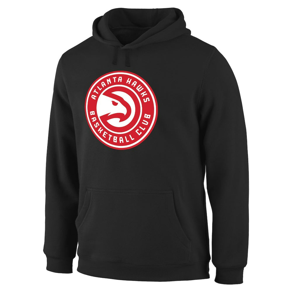 Atlanta Hawks Primary Logo Pullover Hoodie - Black for sale