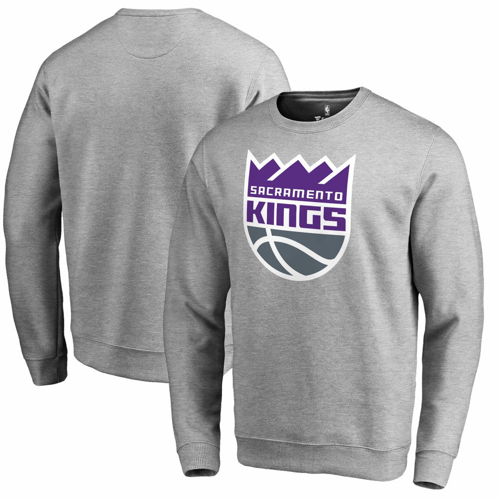 Sacramento Kings Primary Logo Sweatshirt - Heathered Gray online