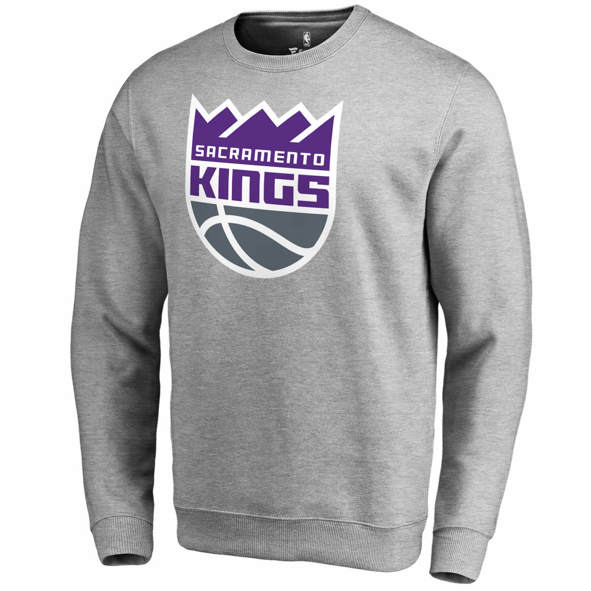 Sacramento Kings Primary Logo Sweatshirt - Heathered Gray online