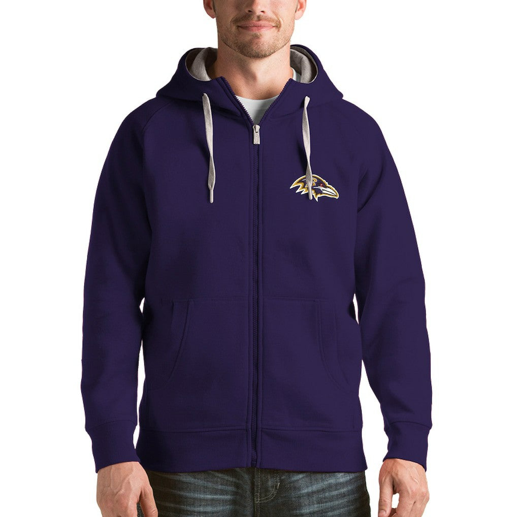 Baltimore Ravens Antigua Victory Full-Zip Hoodie - Purple online
