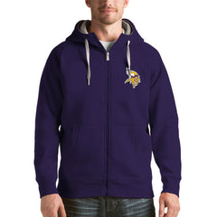 Minnesota Vikings Antigua Victory Full-Zip Hoodie - Purple discount
