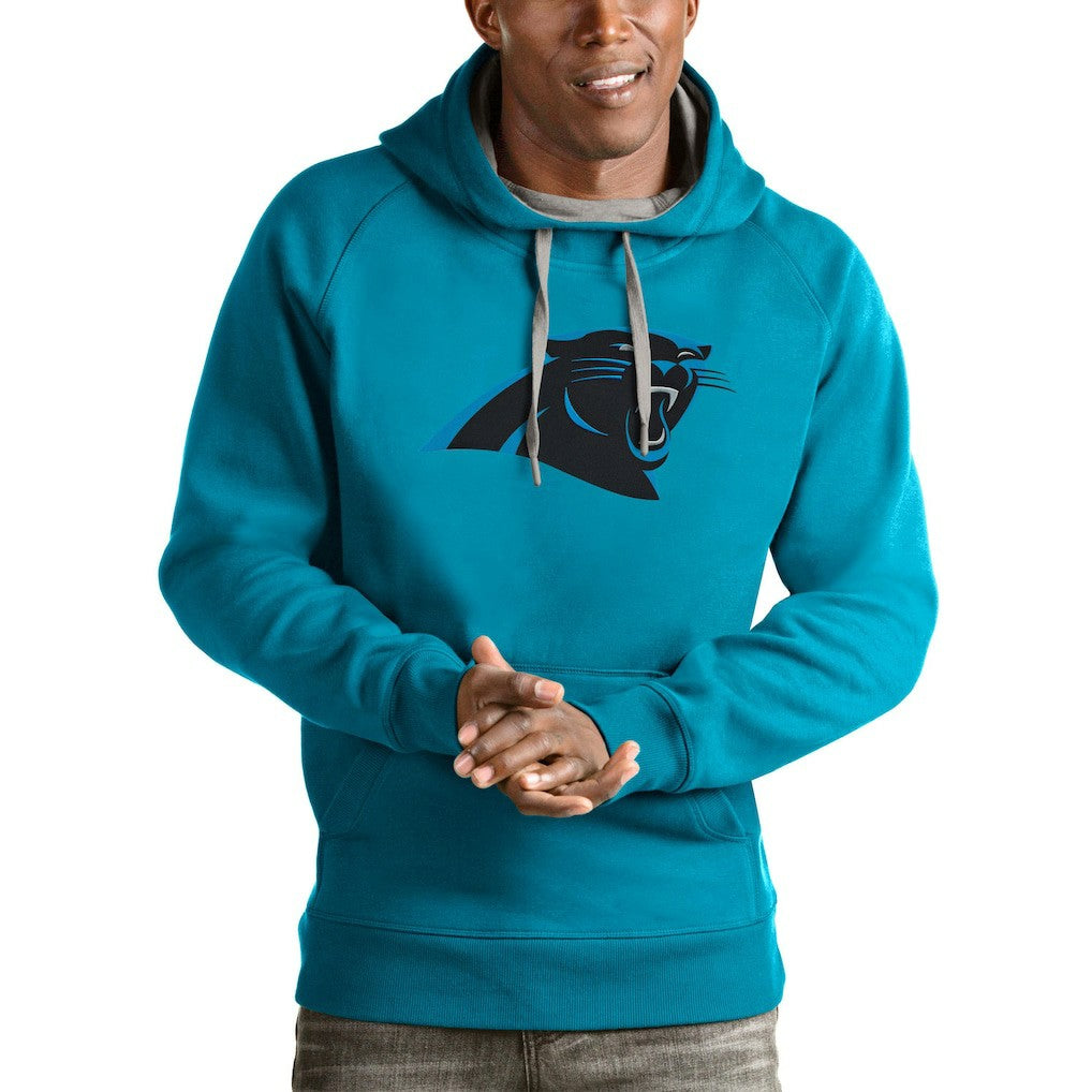 Carolina Panthers Antigua Victory Pullover Hoodie - Blue outlet