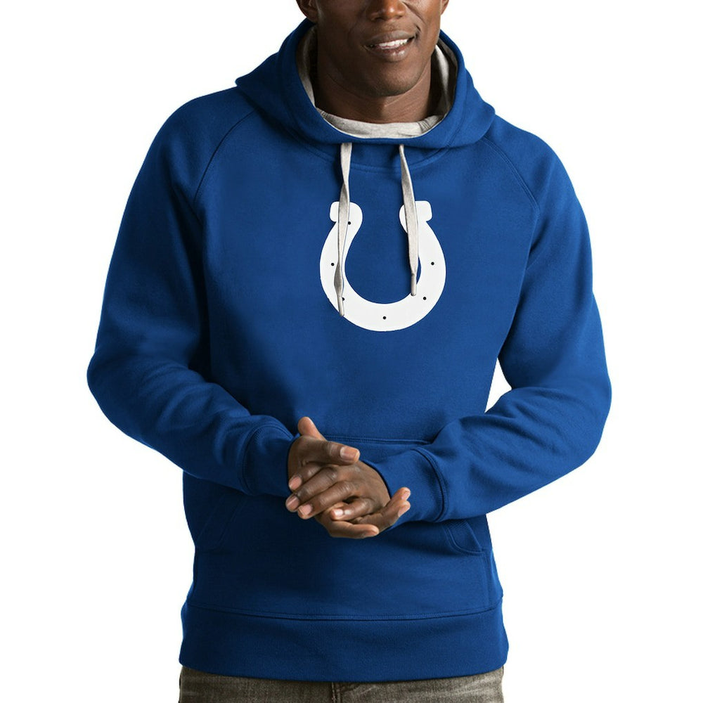 Indianapolis Colts Antigua Victory Pullover Hoodie - Royal for sale