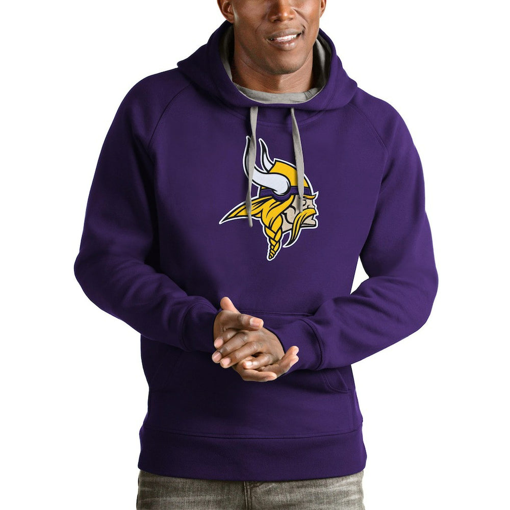 Minnesota Vikings Antigua Victory Pullover Hoodie - Purple online