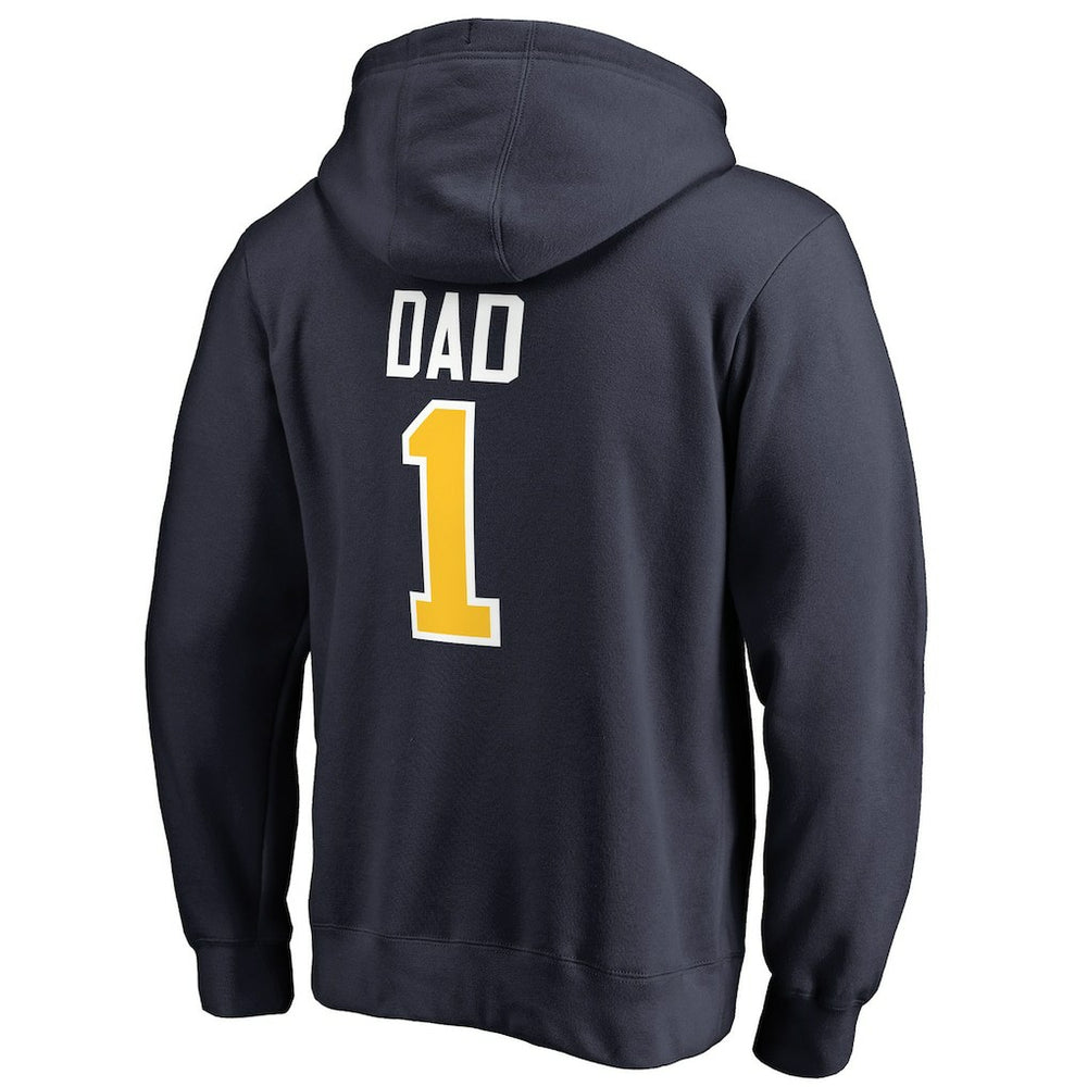 Denver Nuggets #1 Dad Pullover Hoodie sale - Navy shop