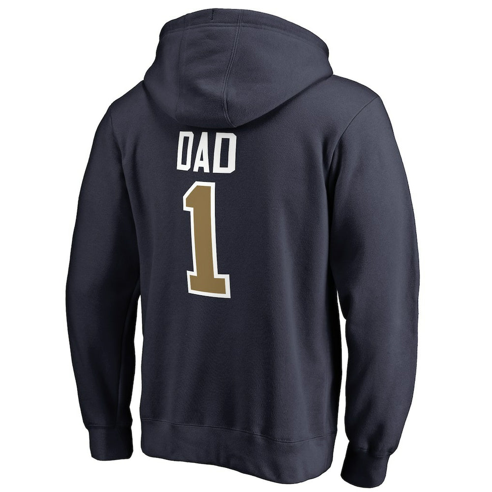 New Orleans Pelicans #1 Dad Pullover Hoodie - Navy sale