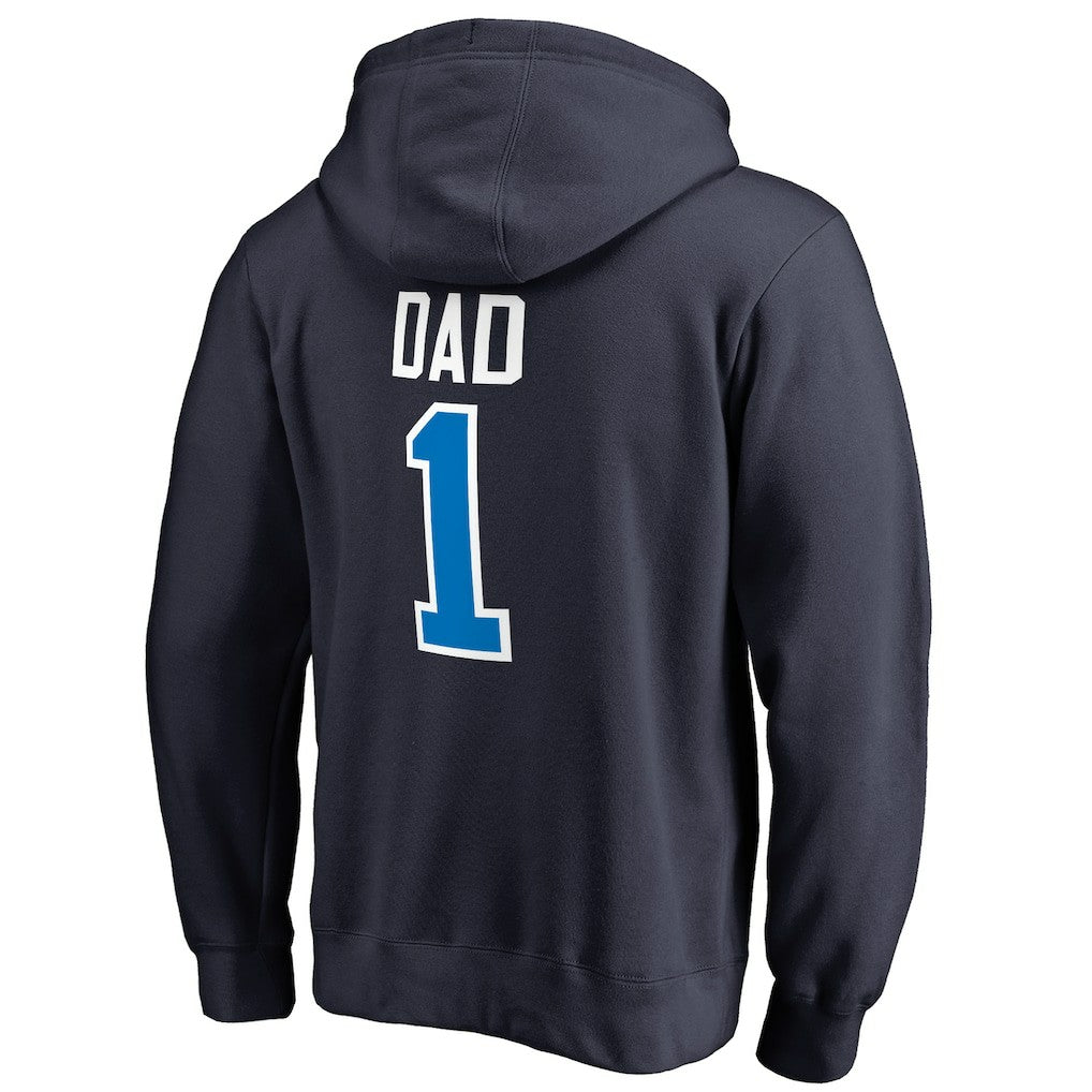 Oklahoma City Thunder #1 Dad Pullover Hoodie - Navy discount