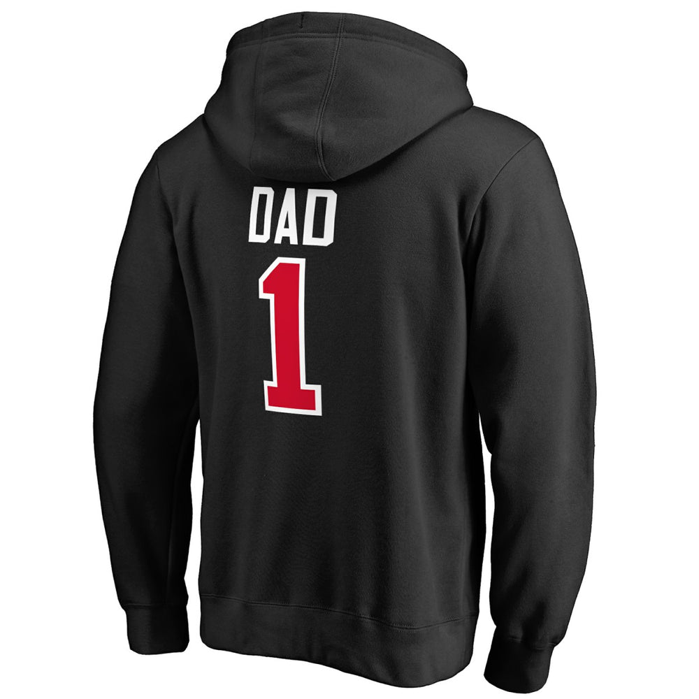 Portland Trail Blazers #1 Dad Pullover Hoodie - Black shop