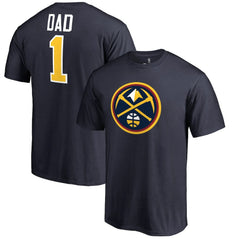 Denver Nuggets #1 Dad T-Shirt sale - Navy cheap