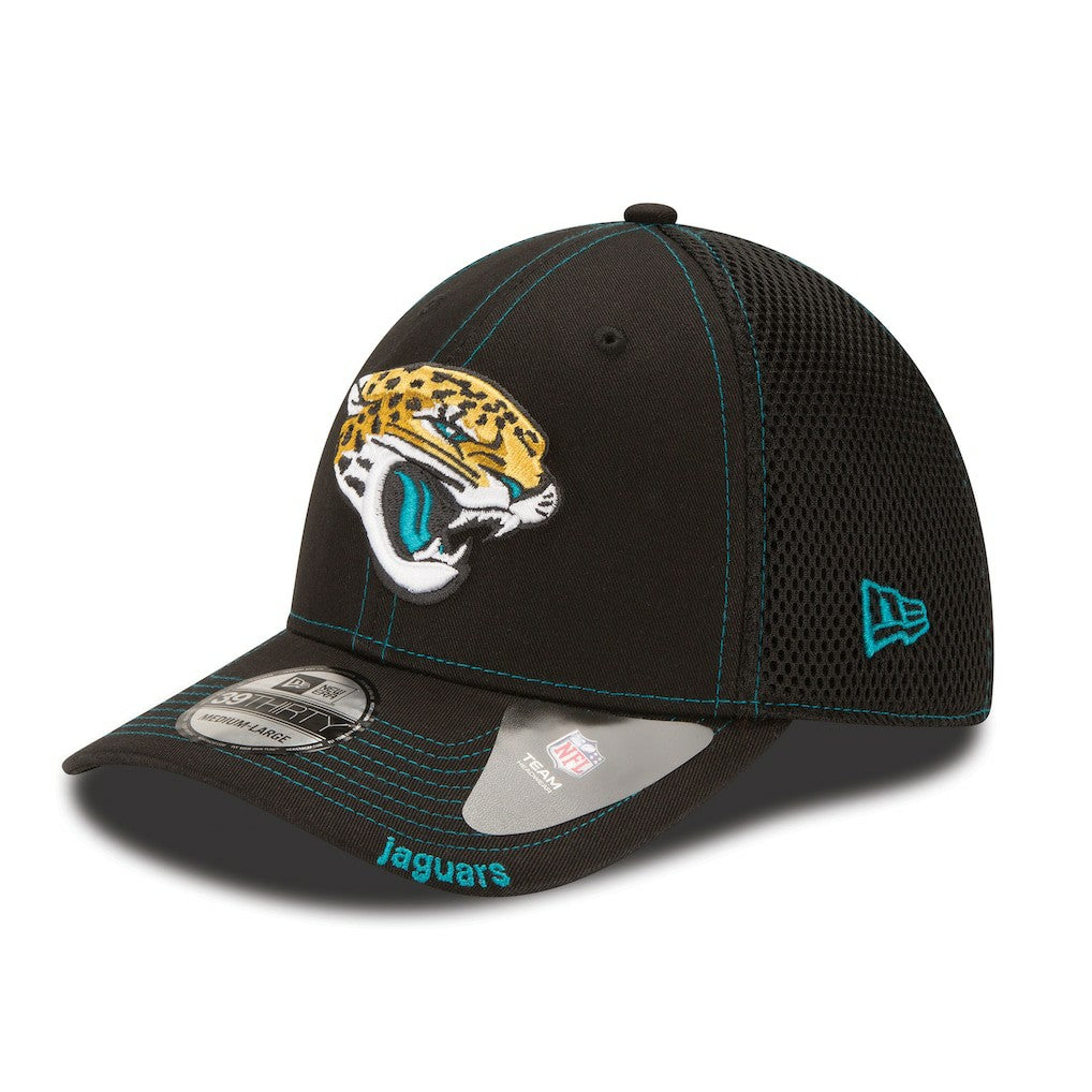 Jacksonville Jaguars New Era Neo 39THIRTY Flex Hat - Black - sale