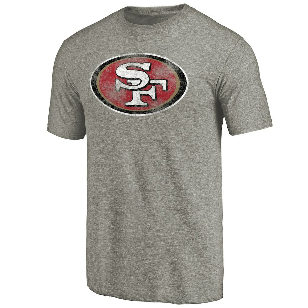 San Francisco 49ers Distressed Team T-Shirt - Ash outlet