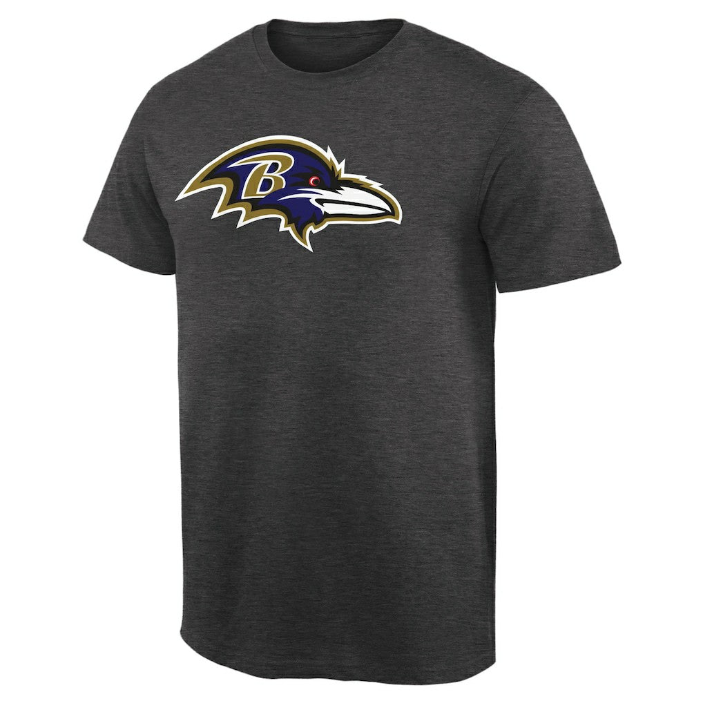 Baltimore Ravens Rally Logo T-Shirt - Heathered Gray sale
