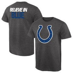 Indianapolis Colts Rally Logo T-Shirt - Heathered Gray cheap