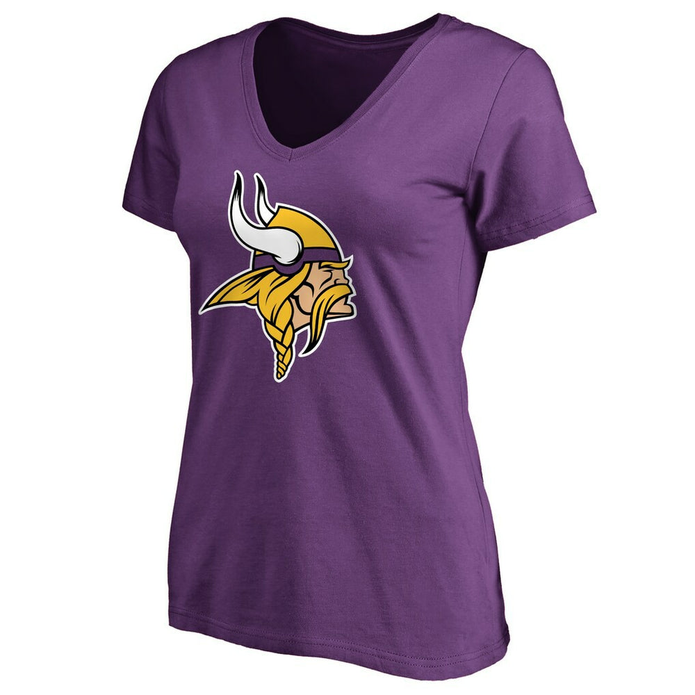 Minnesota Vikings Women's Primary Team Logo T-Shirt - Purple on sale