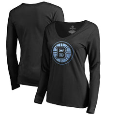 Boston Bruins Women's Pond Hockey Long Sleeve T-Shirt Black