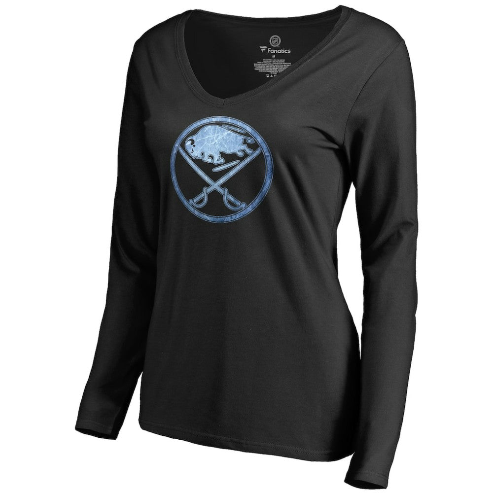 Buffalo Sabres Women's Pond Hockey Long Sleeve T-Shirt Black