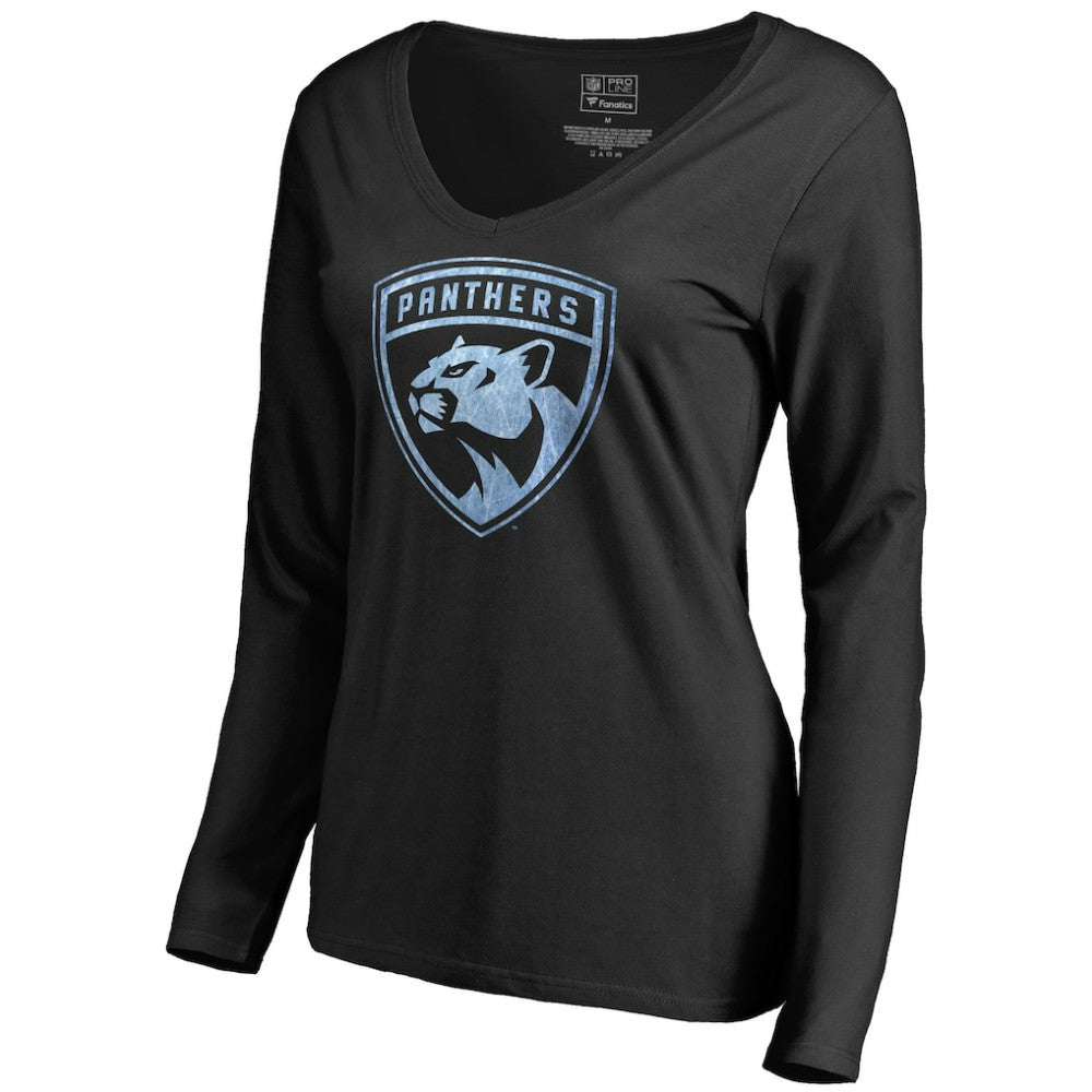Florida Panthers Women's Pond Hockey Long Sleeve T-Shirt Black