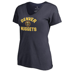 Denver Nuggets Women's Overtime V-Neck T-Shirt sale - Navy on sale