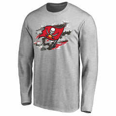 Tampa Bay Buccaneers True Colors Long Sleeve T-Shirt - Ash online