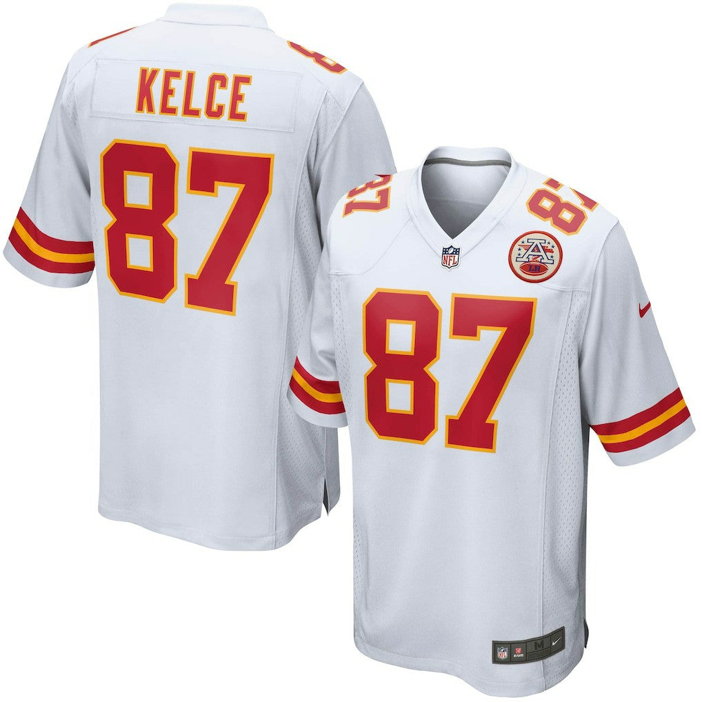 Travis Kelce Kansas City Chiefs Youth Game Jersey - White | Nike online