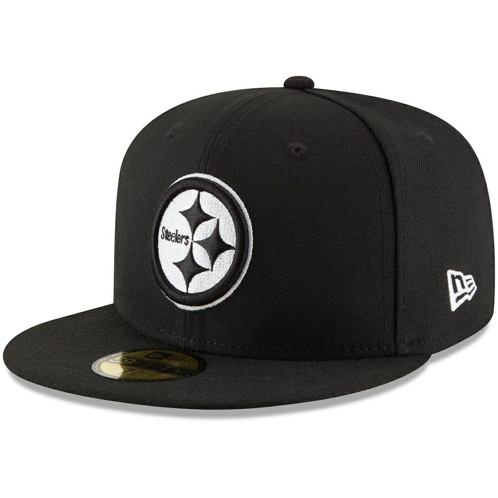 Pittsburgh Steelers New Era B-Dub 59FIFTY Fitted Hat - Black for sale