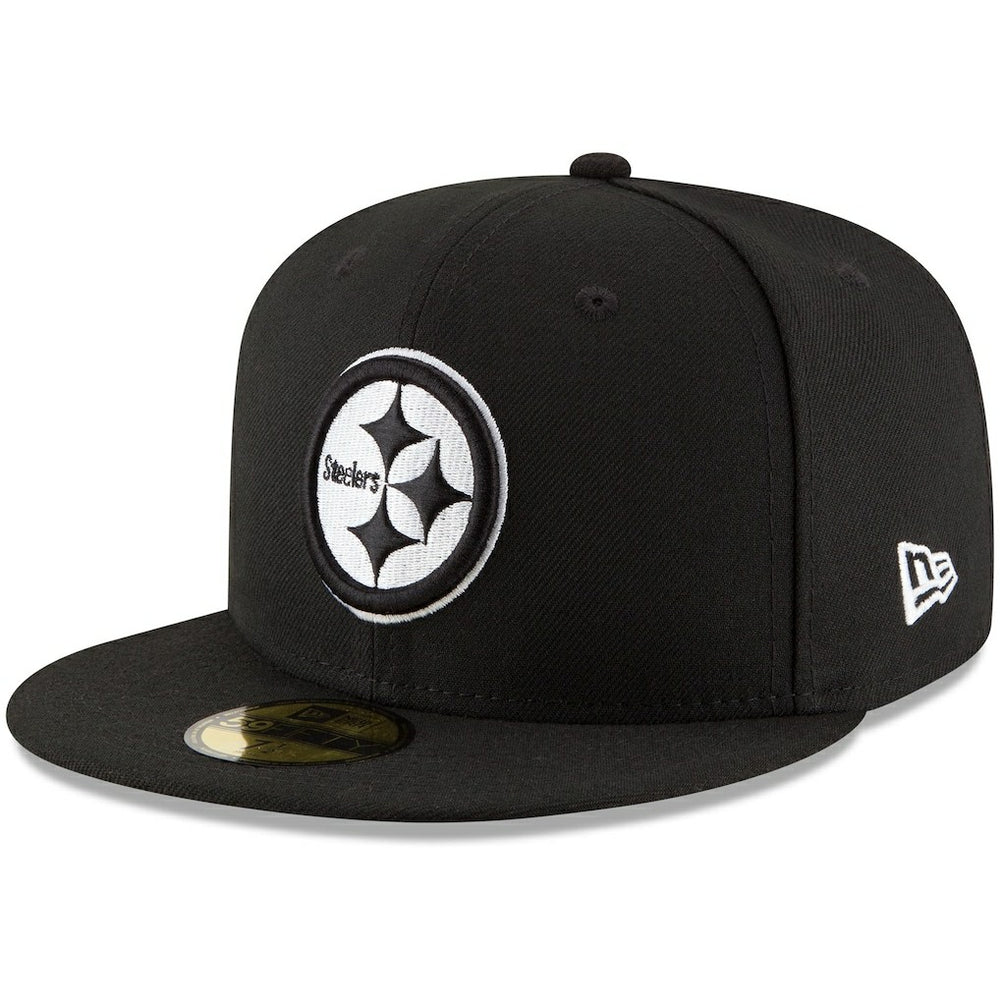 Pittsburgh Steelers New Era B-Dub 59FIFTY Fitted Hat - Black for sale