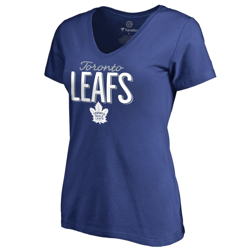 Toronto Maple Leafs Women's Nostalgia T-Shirt Blue