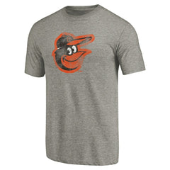Baltimore Orioles Distressed Team Tri-Blend T-Shirt - Ash