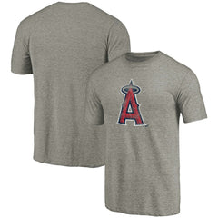 Los Angeles Angels Distressed Team Tri-Blend T-Shirt - Ash