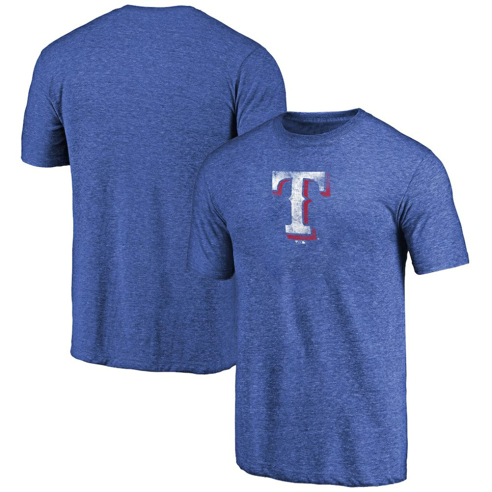 Texas Rangers Distressed Team 2 Tri-Blend T-Shirt - Royal