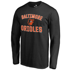 Baltimore Orioles Victory Arch Long Sleeve T-Shirt - Black