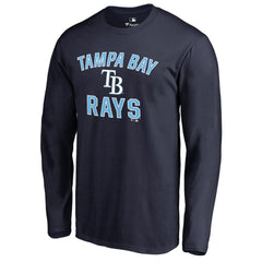 Tampa Bay Rays Victory Arch Long Sleeve T-Shirt - Navy